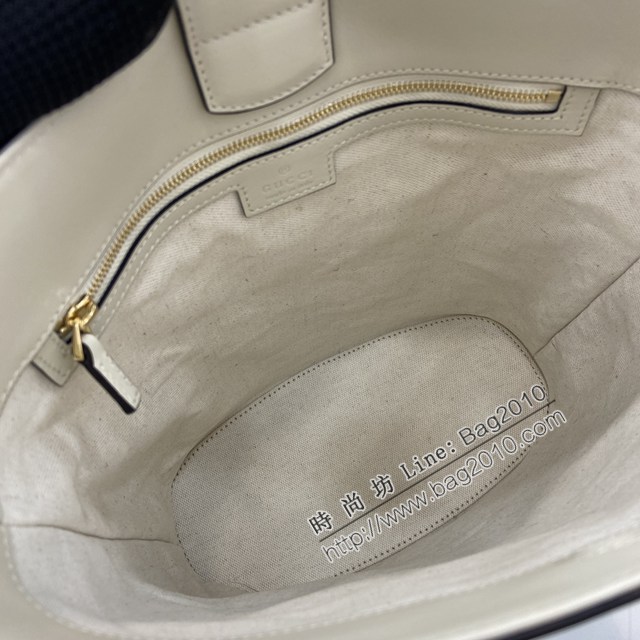 Gucci專櫃古馳2025春夏系列最新款水桶包手提單肩斜挎女包 jh2618型號：833660